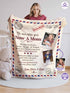 To Our Little Girl Now A Mom Blanket – Personalized Photo & Text | Message Blanket from Parents