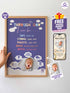 Custom Baby News Superhero Poster – Personalized Wall Art