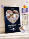 Personalized Baby Photo Collage Poster – Music Player Heart Design – Custom Keepsake