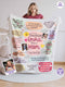 To Our Daughter Blanket – Personalized Photo Gift | Now a Mom Message Blanket from Parents