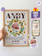 Personalized Sunflower Baby Poster – You Are My Sunshine Lyric Print – Custom Photo Keepsake