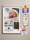 Personalized Baby Photo Poster – Music Player Design with Calendar – Custom Keepsake