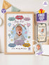 Personalized “Baby’s First Daily Affirmations” Poster – Christian Nursery Wall Art with Custom Photo