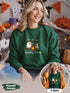 Custom Spooky Vibes Shirt, Personalized Halloween Ghost Sweatshirt, Cute Matching T-shirt with Names, Fall Spooky Season Family Outfit