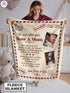 To Our Little Girl Now A Mom Blanket – Personalized Photo & Text | Message Blanket from Parents