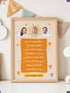 Personalized Family Baby Poster – “You Are My Sunshine” Lyric Print – Custom Photo Keepsake