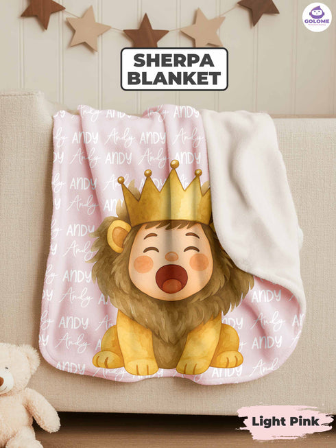 Personalized Baby Supergirl Blanket – Custom Name, Photo & Funny CNN Style Design (Copy)