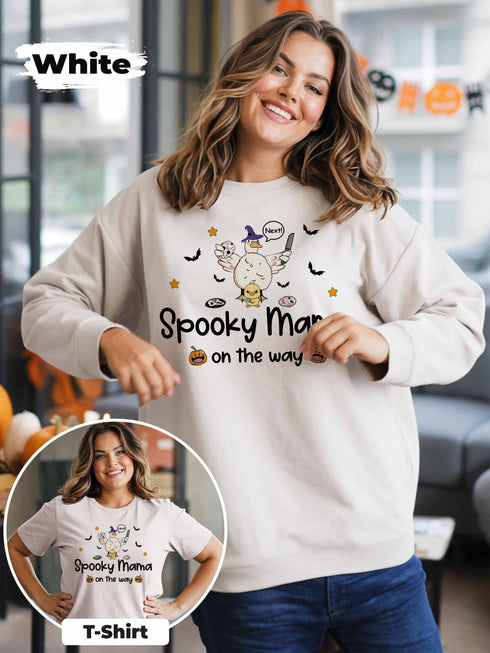 Spooky Goose Mama Halloween Shirt: Bella+Canvas Tee or Gildan Sweatshirt
