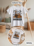 Personalized Baby “Boo-Dozer” Bodysuit & Tee – First Halloween Outfit with Custom Name
