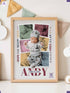 Personalized Baby Photo Collage Poster – “Never Grow Up” Lyric Print – Custom Keepsake (Copy)