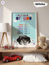 Personalized Baby Ultrasound Poster – “I Am A Child of God” Christian Wall Art