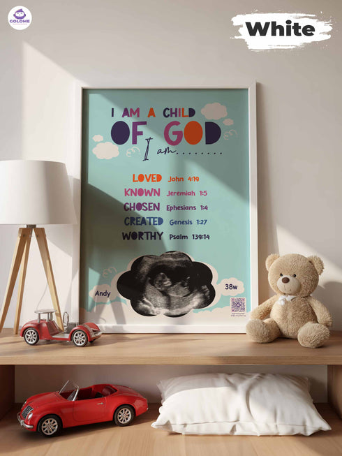 Christian Baby Poster Bundle – Personalized Scripture Wall Art for Nursery