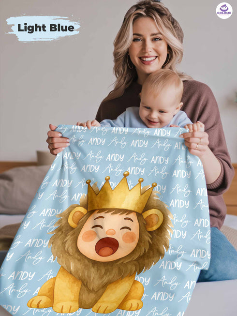 Personalized Baby Supergirl Blanket – Custom Name, Photo & Funny CNN Style Design (Copy)