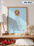 Personalized Baby Affirmation Poster with Photo & Name – Christian Nursery Wall Art