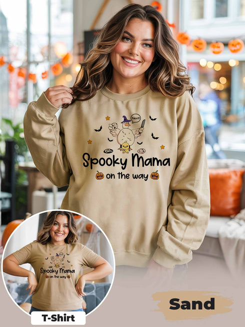 Spooky Goose Mama Halloween Shirt: Bella+Canvas Tee or Gildan Sweatshirt