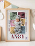 Personalized Baby Photo Collage Poster – “Never Grow Up” Lyric Print – Custom Keepsake (Copy)