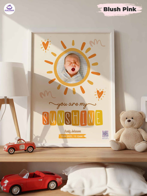 Baby Sunshine Poster Bundle – Personalized Newborn Wall Art & Keepsake
