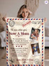 To Our Little Girl Now A Mom Blanket – Personalized Photo & Text | Message Blanket from Parents