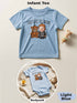 Personalized Baby “Too Cute To Spook” Halloween Outfit – Custom Photo Bodysuit & Infant Tee