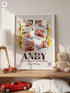 Personalized Sunflower Baby Photo Collage Poster – Custom Multi-Photo Keepsake with Quote