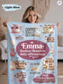 Silly Goose Momlife Blanket – Personalized Name | Funny Affirmations Gift for Moms