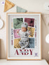 Personalized Baby Photo Collage Poster – “Never Grow Up” Lyric Print – Custom Keepsake (Copy)