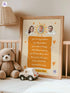 Personalized Family Baby Poster – “You Are My Sunshine” Lyric Print – Custom Photo Keepsake