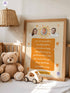Personalized Family Baby Poster – “You Are My Sunshine” Lyric Print – Custom Photo Keepsake