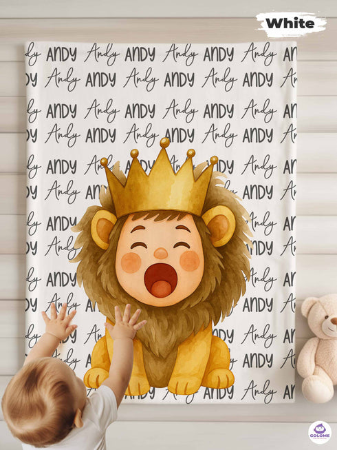 Personalized Baby Supergirl Blanket – Custom Name, Photo & Funny CNN Style Design (Copy)