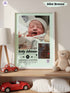 Personalized Baby Photo Poster – Music Player Design with Calendar – Custom Keepsake