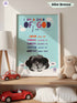 Personalized Baby Ultrasound Poster – “I Am A Child of God” Christian Wall Art