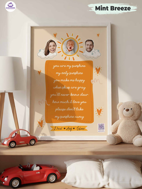 Baby Sunshine Poster Bundle – Personalized Newborn Wall Art & Keepsake