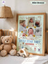 Baby Collage Poster – Personalized “Little Star” Birth Stats Wall Art
