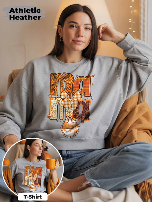 Mama Sweatshirt – Custom Ultrasound Photo | Personalized Pregnancy Announcement Gift