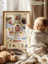 Baby Collage Poster – Personalized “Little Star” Birth Stats Wall Art