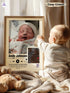 Personalized Baby Photo Poster – Music Player Design with Calendar – Custom Keepsake