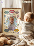Personalized “Baby’s First Daily Affirmations” Poster – Christian Nursery Wall Art with Custom Photo