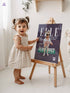 Baby Style Magazine Poster or Canvas – Custom Photo & Text – Luxury Baby Wall Art